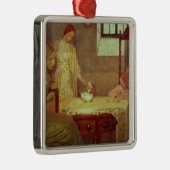 In de diepte van de winter metalen ornament (Rechts)