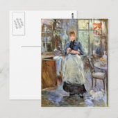 In de Dining Room door Berthe Morisot Briefkaart (Voorkant / Achterkant)