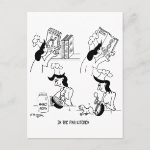 In de DNA Kitchen Briefkaart