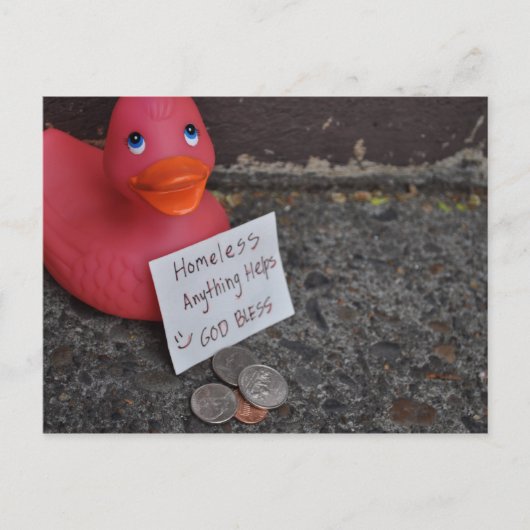 In de Ducks. Briefkaart (Voorkant)