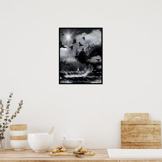 In de duisternis poster (Keuken)