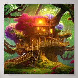 In de Elven-Bossen Poster