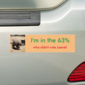 In de EU blijven de bumpersticker (Op auto)