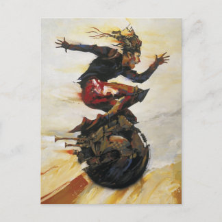"In de Fast Lane" Briefkaart