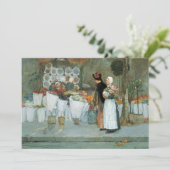 In de Florist door Childe Hassam, kunst (Staand voorkant)