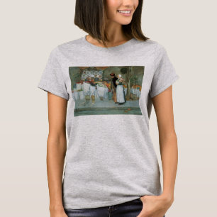 In de Florist door Childe Hassam, kunst T-shirt