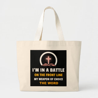 IN DE FRONTLINIE GROTE TOTE BAG