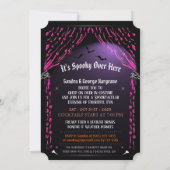 In de geest van de Halloween Costume Party Kaart (Achterkant)