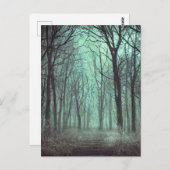 In de gehakte Bossen Briefkaart (Voorkant / Achterkant)