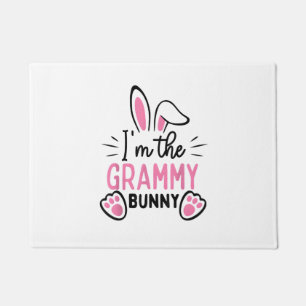 In de Grammy Bunny leuk Pasen konijn moeder w Deurmat