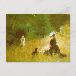 In de gras van Berthe Morisot Briefkaart