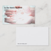 In de handen van Christus Visitekaartje (Voorkant / Achterkant)