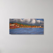 In de haven canvas afdruk (Voorkant)