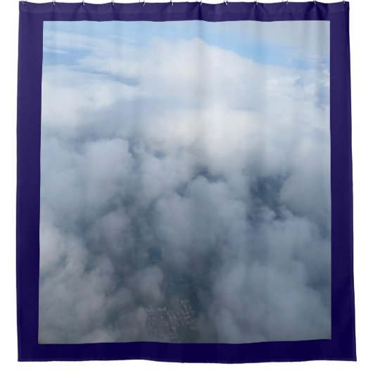 "In de hemel." Christelijk Douchegordijn (Voorkant)