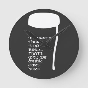 In de hemel is geen bier ronde klok