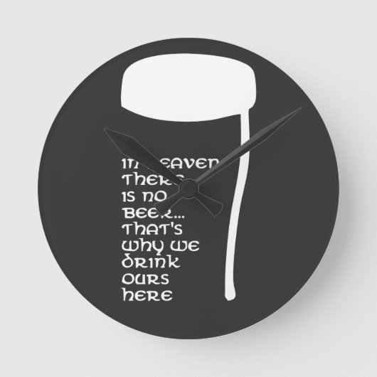 In de hemel is geen bier ronde klok (Voorkant)