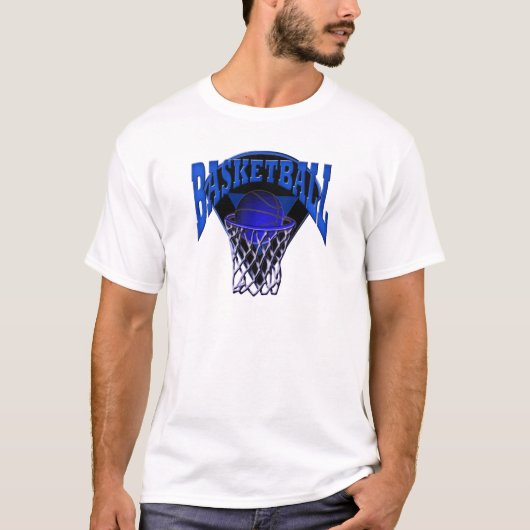 In de Hoop Basketball en Backboard T-shirt (Voorkant)
