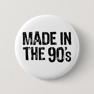 In de jaren '90 gemaakt ronde button 5,7 cm