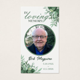 In de Kaart van de Funeral van de Foto van het Geh