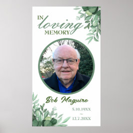 In de Kaart van de Funeral van de Foto van het Geh Poster