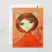 In de kat briefkaart (Voorkant / Achterkant)