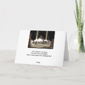 In de Kerstnacht - Feestdagen Kaart (Achterkant)