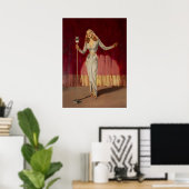 In de kijker Pin-Up Poster (Thuiskantoor)