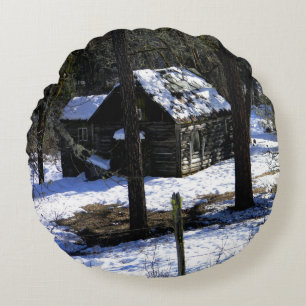 In de koude winter.... rond kussen