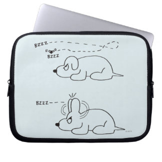 In de leeftijd van een hond laptop sleeve