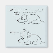 In de leeftijd van een hond magneet (Voorkant)