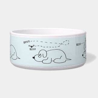 In de leeftijd van een hond voerbakje