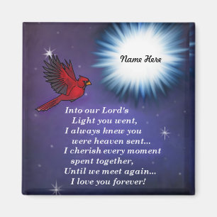 In de lichte kardinaal magneet