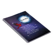 In de lichte kardinaal notitieboek (Rechterzijde)