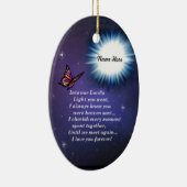 in de lichte vlinder keramisch ornament (Rechts)