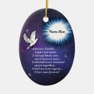 In de lichte vogel keramisch ornament