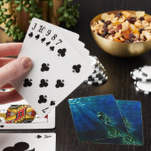 In de lichtzeemeerminnen pokerkaarten (Insitu)