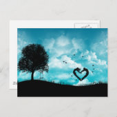 In de liefde briefkaart (Voorkant / Achterkant)