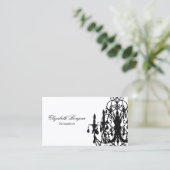 In de liefde kroonluchter ~ Visitekaartje (Staand voorkant)