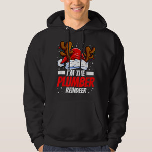 In de loodgieter rendieren familie bijpassende ker hoodie