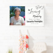 In de Loving Memory Herembrance Ceramony Spandoek (Insitu)