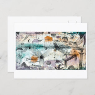 In de lucht   Paul Klee   Briefkaart