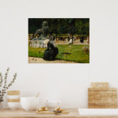 In de Luxemburgse tuin Poster (Keuken)