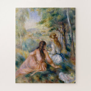 In de Meadow, Pierre-Auguste Renoir Legpuzzel