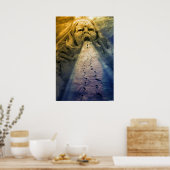 In de mond van de Giant Poster (Keuken)