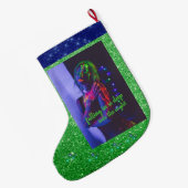 In de nacht van de kerstaking grote kerstsok (Achterkant (Hangend))