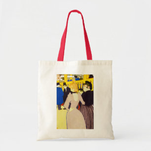 In de Nachtclub door Toulouse Lautrec, Vintage Kun Tote Bag