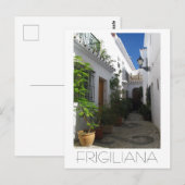 In de Narrow Streets of Frigiliana, Spanje Briefkaart (Voorkant / Achterkant)