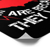 In de nasleep zijn we omdat ze poster (Hoek)