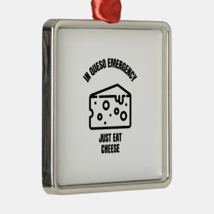 In de noodoproep grappige pun jokes metalen ornament