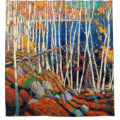 In de Northland, beroemd schilderij Douchegordijn (Voorkant)